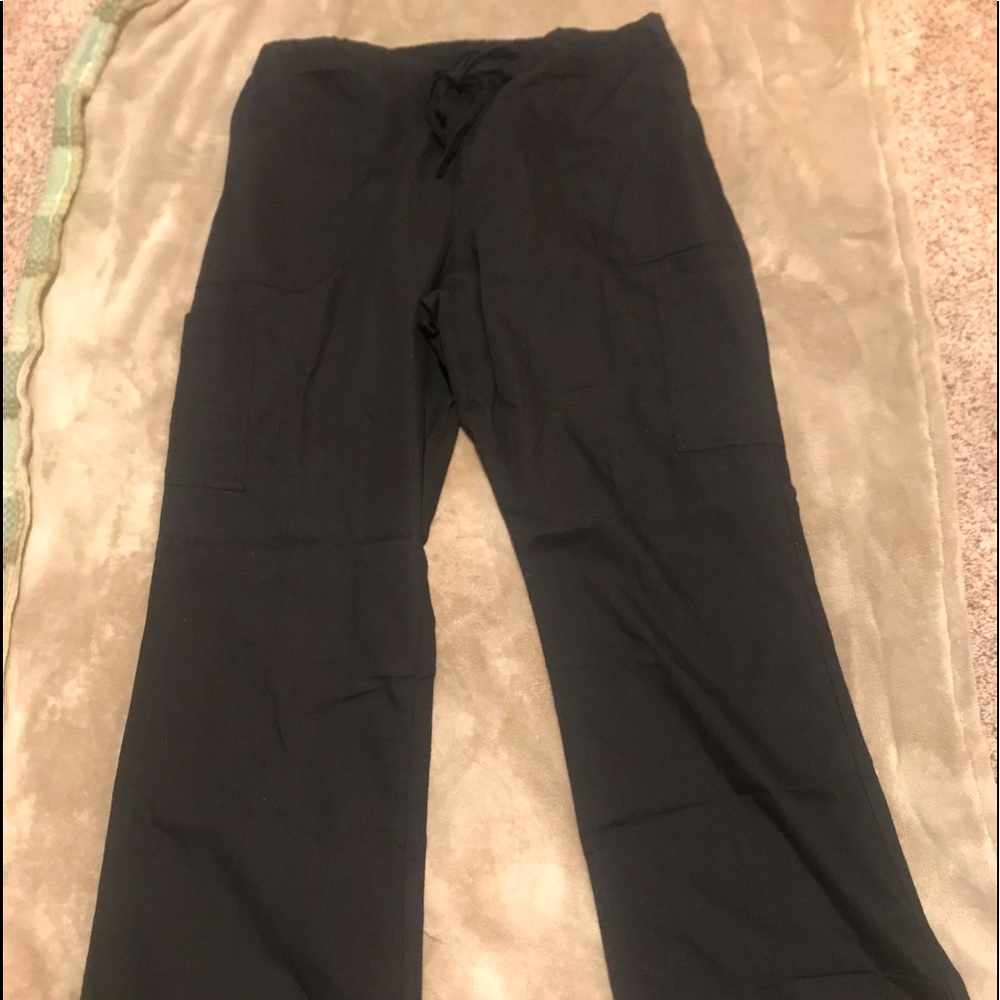 Scrub star black scrub pants